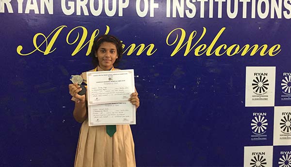 Shirley Singh sets a Guinness Record for Roller Skating - Ryan International School, Kandivali East