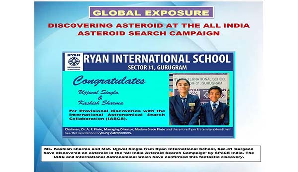 All India Asteroid Research Campaign by SPACE India  - Ryan International School, Sec 31 Gurgaon