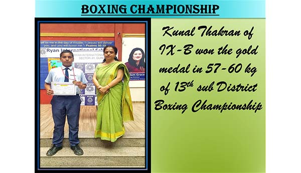 13th Sub-District Boxing Championship - Ryan International School, Sec 31 Gurgaon