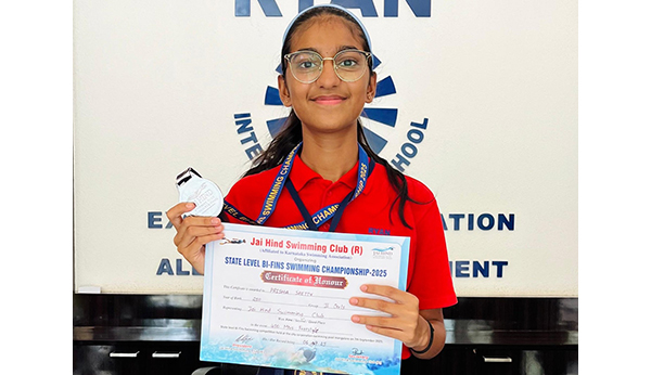 Swimming Achievements – Ms. Prisha Shetty