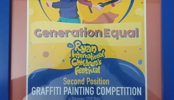 Ryan International Children’s Festival – Graffiti Painting Competition