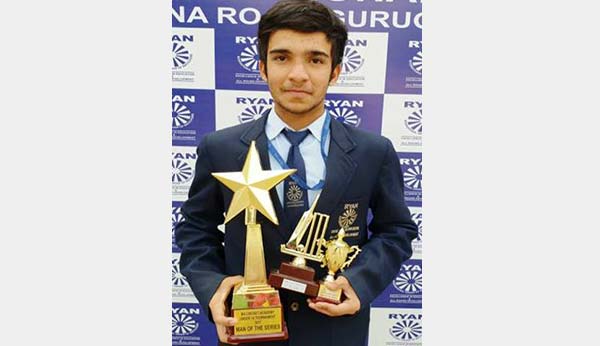 Saksham Yadav became the highest scorer- Ryan International School, Bhondsi, Gurgaon