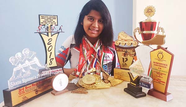 Vriti Sanghavi sets a Guinness Record for Roller Skating - Ryan International School, Kandivali East