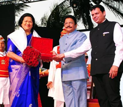 Madam Grace Pinto MD Ryan Group felicitated for her commendable contribution in education