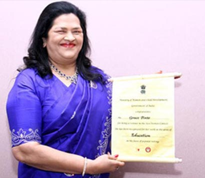 Madam Grace Pinto amongst “100 Women Achievers of India”