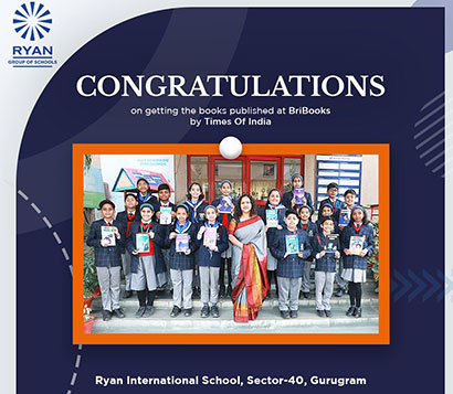 A great congratulations to the outstanding young authors from Ryan International School, Gurgaon Sector-40