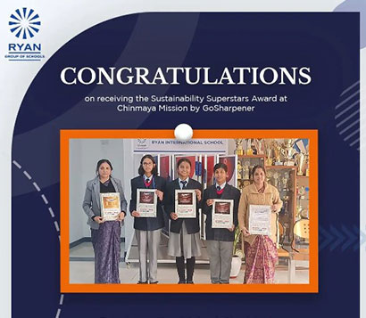 Our students were honored by GoSharpener at the Chinmaya Mission