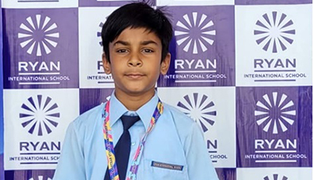 Chirag Gupta, Ryan International School, Jagatpura