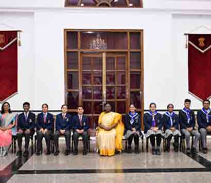 Ryanites Meet the Hon’ble President of India on Children’s Day