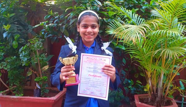 Gargi Talwelkar awarded 22nd place for Chess - Ryan International School, Kandivali East
