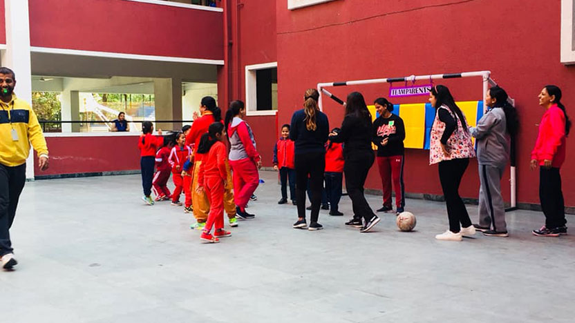 PARENT AND CHILD FOOTBALL MATCH