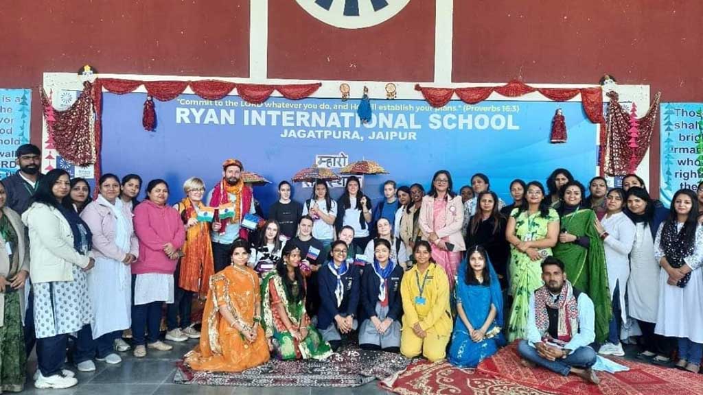 The Cultural Exchange Program at Ryan Jagatpura showcased a vibrant