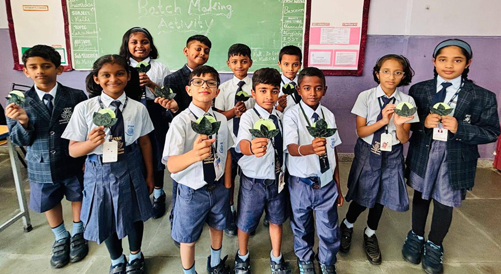 Environment Week Badge making