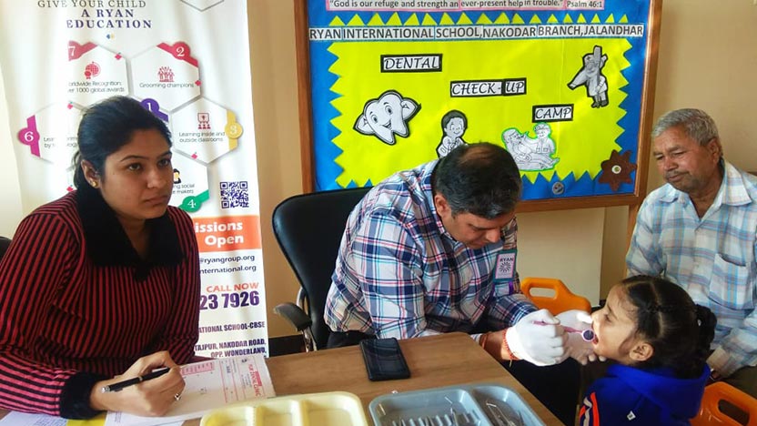 Dental Checkup Camp - Ryan International School, Jalandhar