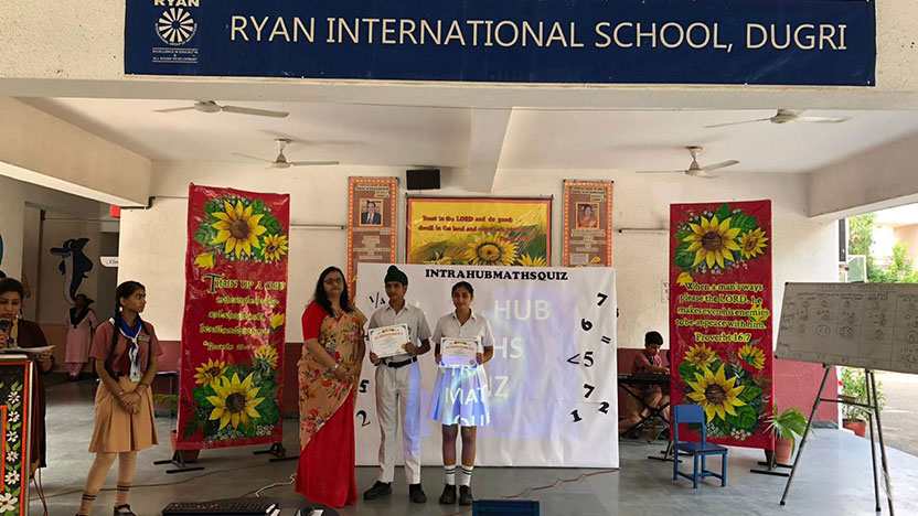 INTRAHUB MATHS QUIZ COMPETITION - Ryan International School, Dugri