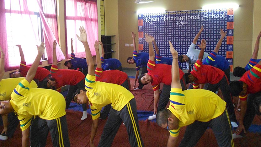 International Yoga Day - Ryan International School, Bolpur