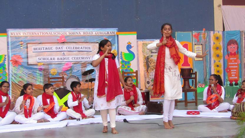 World Heritage Day - Ryan International School, Bhondsi, Gurgaon