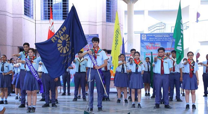 Investiture ceremony of Ryan International School, Vasant Kunj