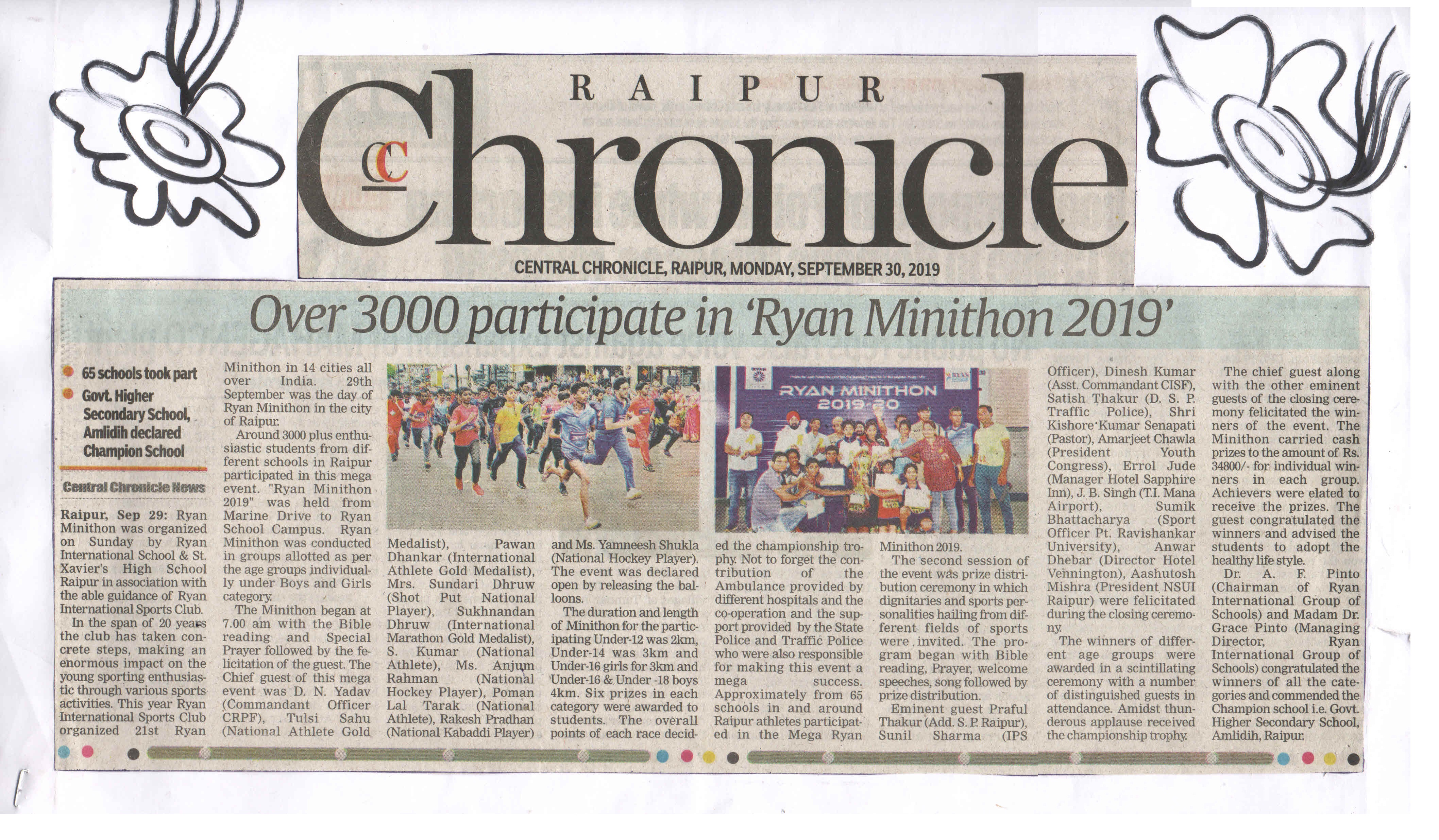 Central Chronicle - Ryan International School, Ravigram