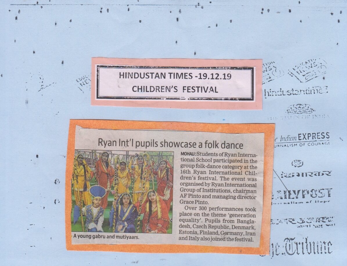 Children’s Festival - Ryan International School, Mohali