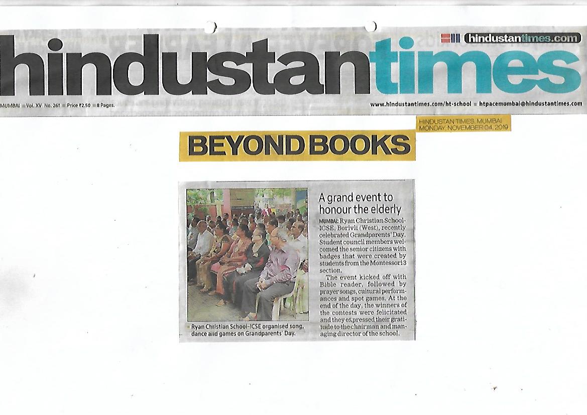 Grand Parents Day was featured in Hindustan Times