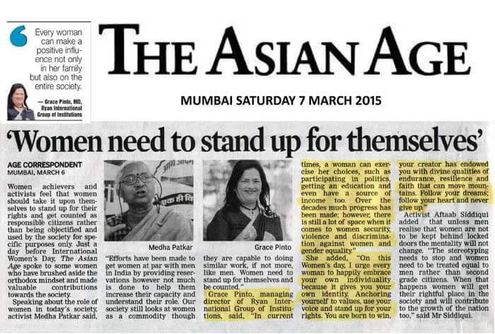 Article in The Asian Age