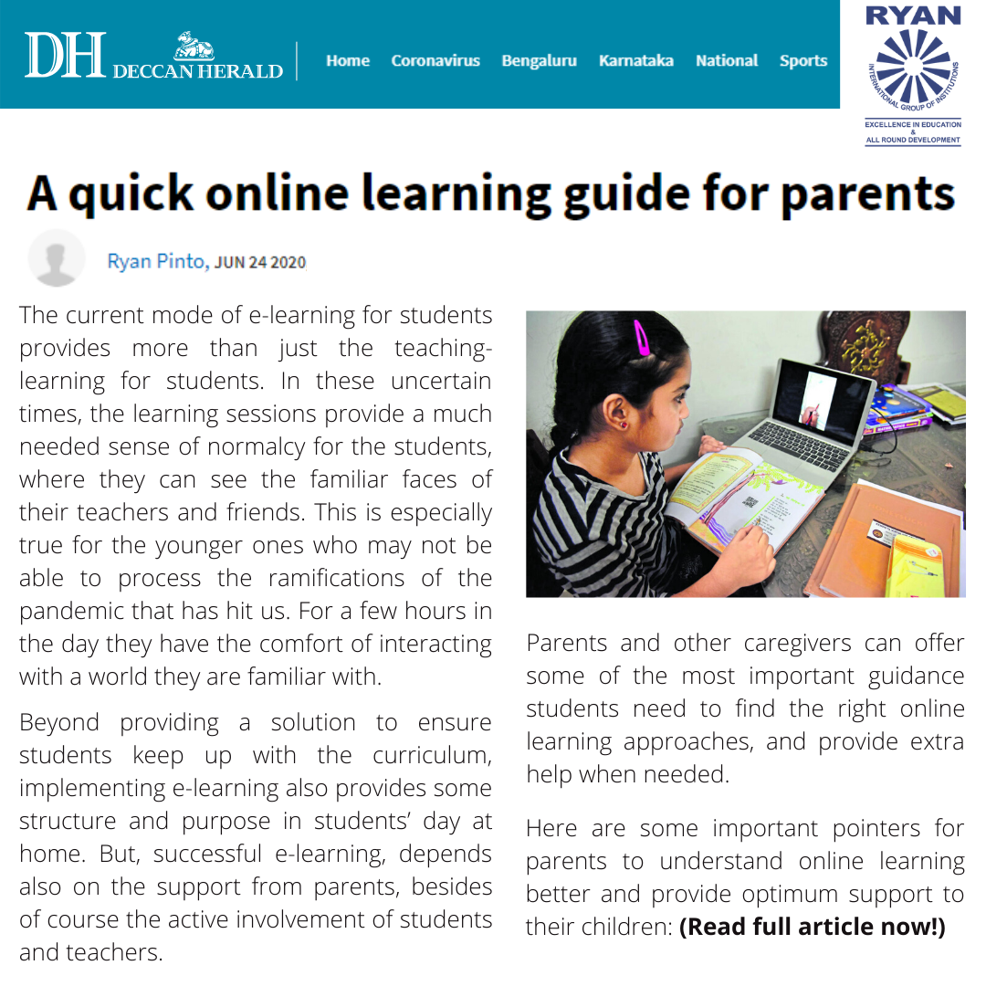 A quick online learning guide for parents