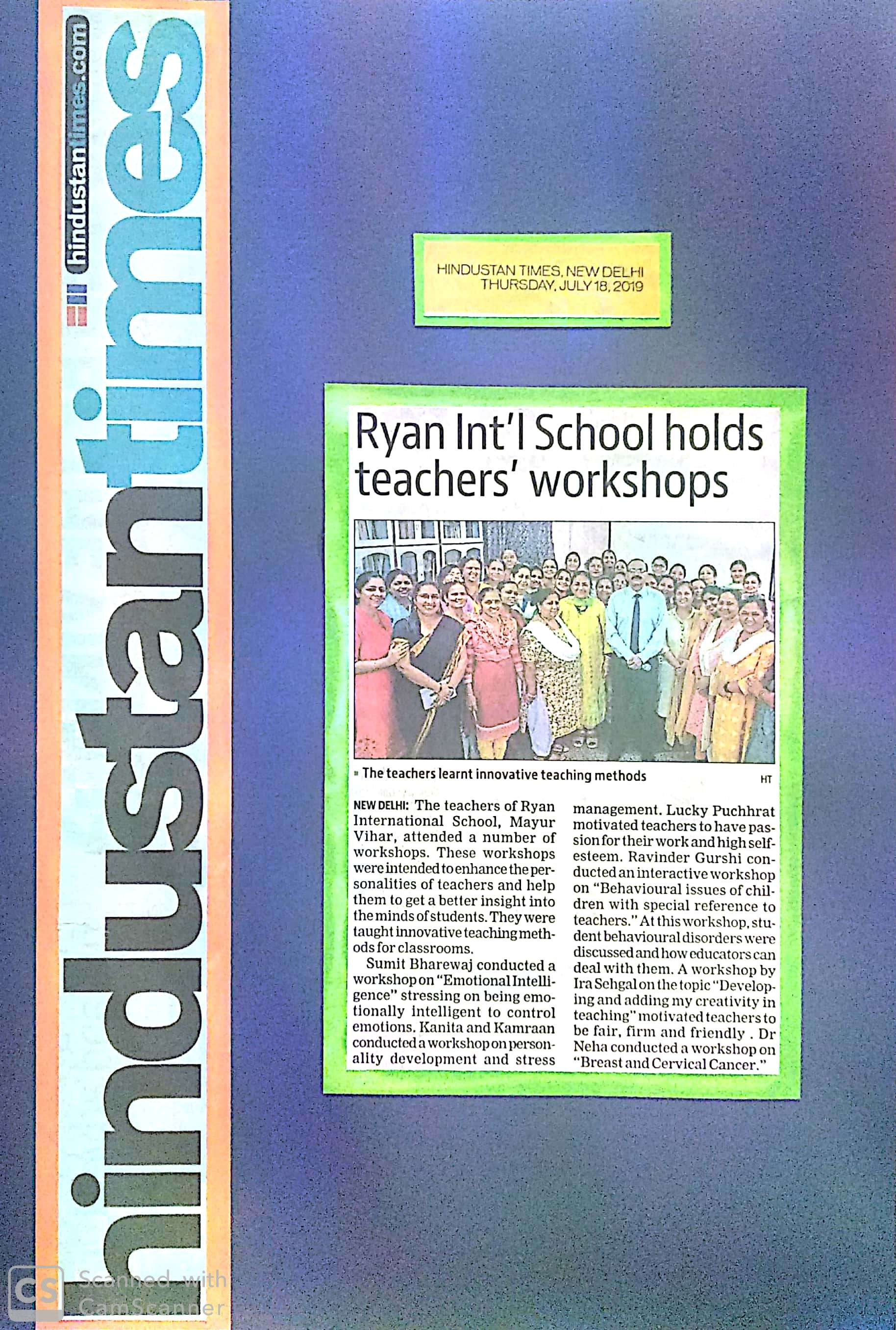 ‘Innovative Teaching Methods’ - Hindustan Times
