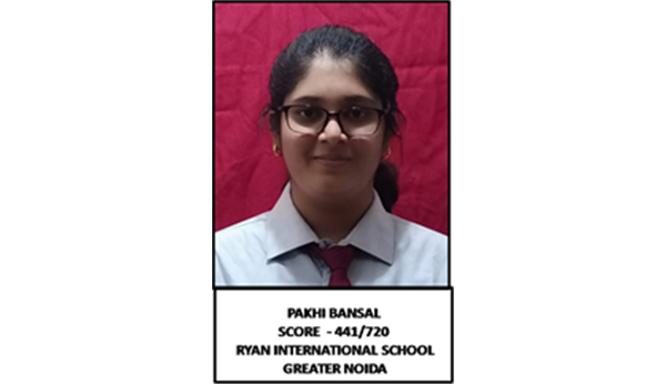 7th NEET Results Pakhi Bansal