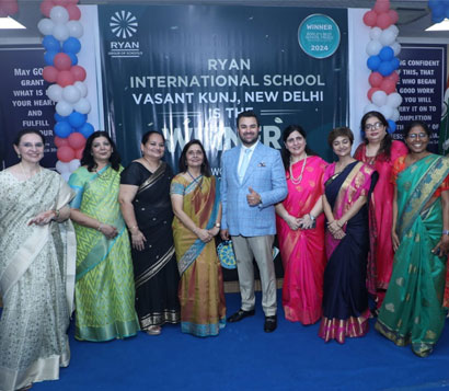 Ryan International School Vasant Kunj, New Delhi is the WINNER of the World's Best School Prize for Environmental Action