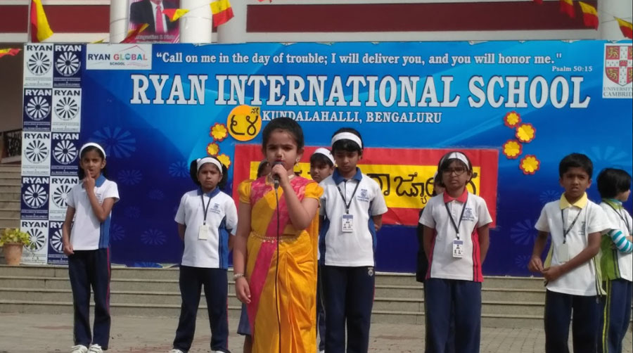 Kannada Rajyotsava - Ryan International School Kundalahalli - Ryan Group