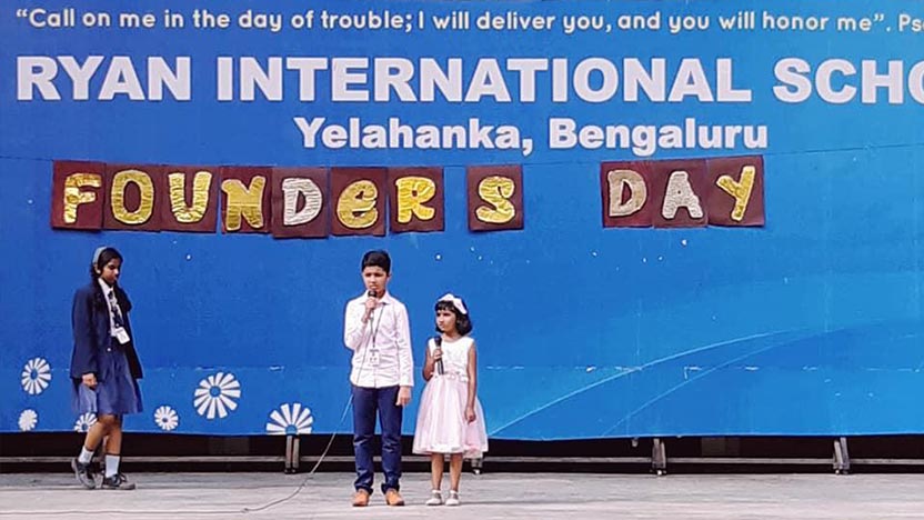 Founder’ Day Celebration - Ryan International School, Yelahanka - Ryan Group