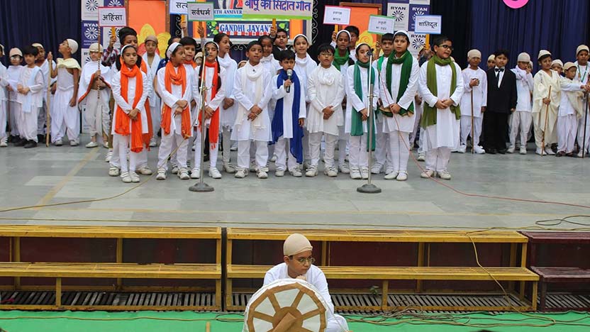 Gandhi Jayanti - Ryan International School, Mayur Vihar