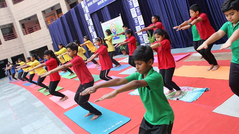 International Day Of Yoga - Ryan International School, Mayur Vihar