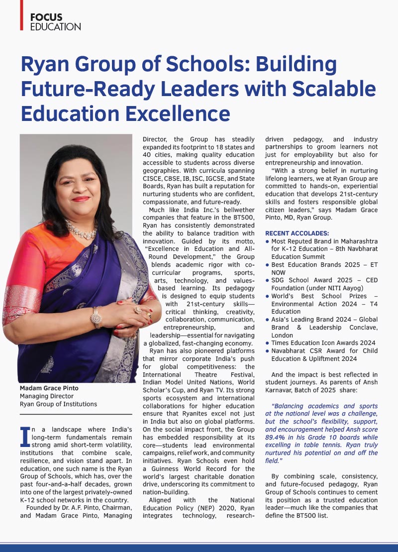 Ryan Group: Pioneering Scalable Excellence in Indian Education